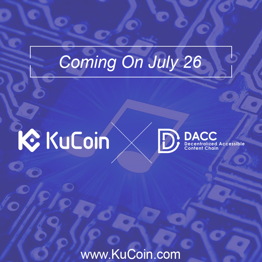 DACC Officially Announces Being Listed At KuCoin Cryptocurrency Exchange Market