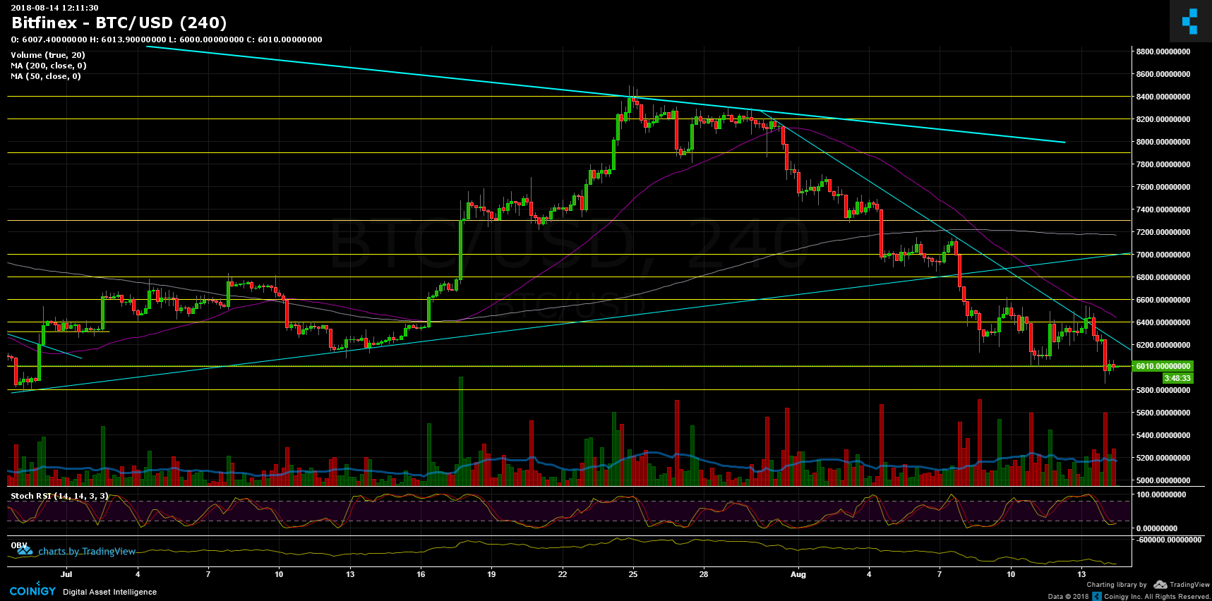 Bitcoin Price Analysis August 14