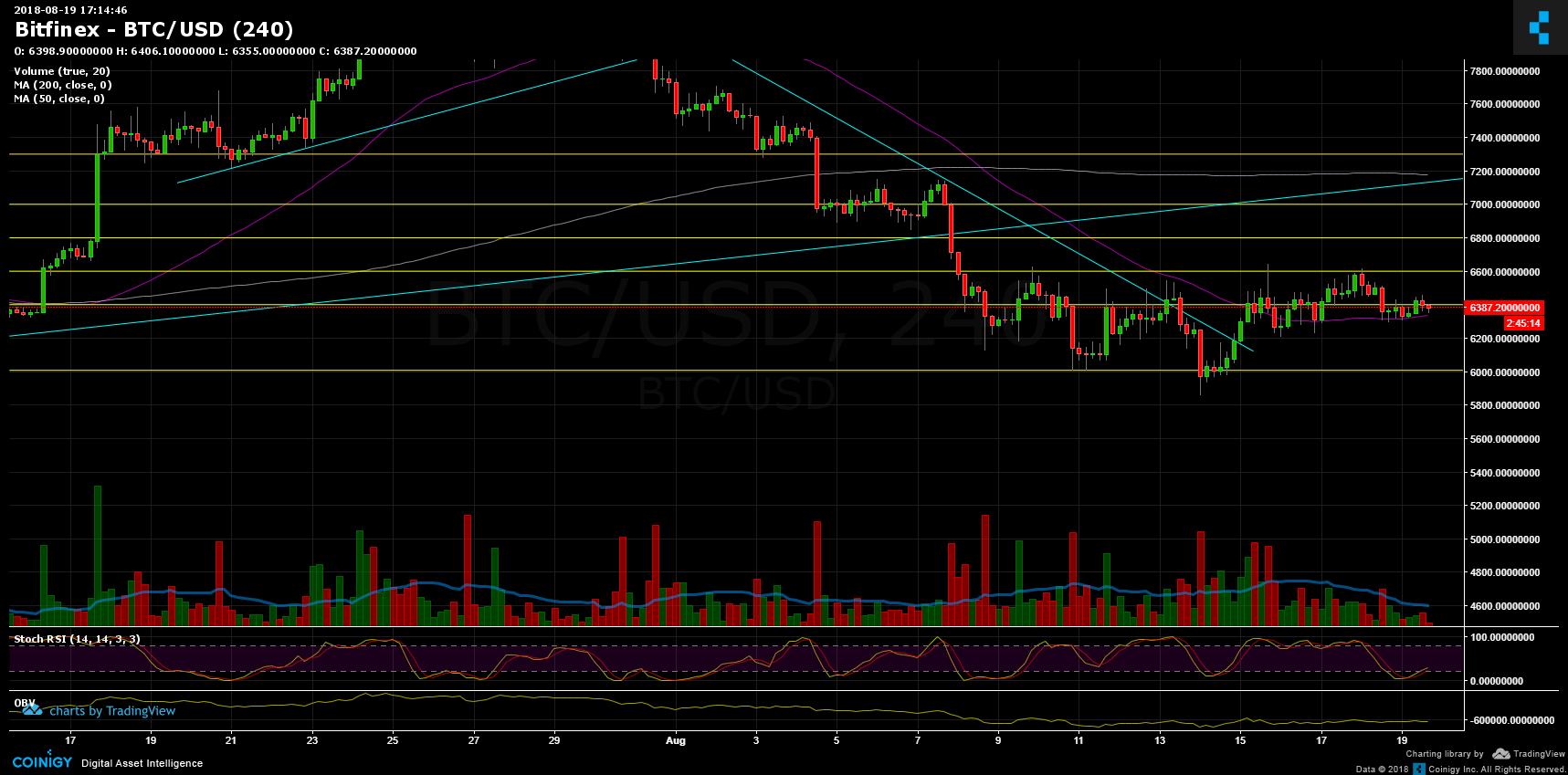 Bitcoin Price Analysis August 19