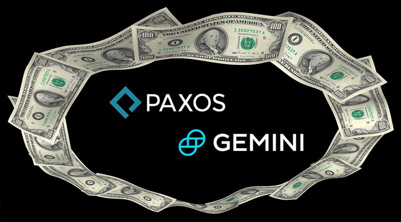 Gemini And Paxos Both Launch Stablecoins On Ethereum Blockchain