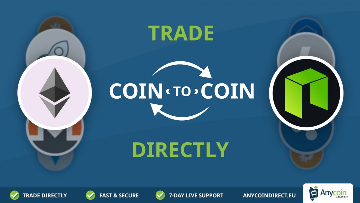 Anycoin Direct Adds Major New Feature: Direct Coin-to-Coin Trading