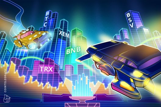Top 5 Crypto Performers Overview: BSV, XEM, TRX, BNB, BTC