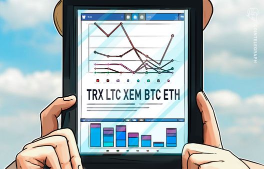 Top 5 Crypto Performers Overview: TRON, Litecoin, XEM, Bitcoin, Ethereum