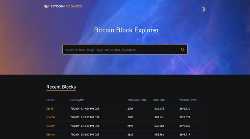 Bitcoin Magazine Launches Custom Block Explorer
