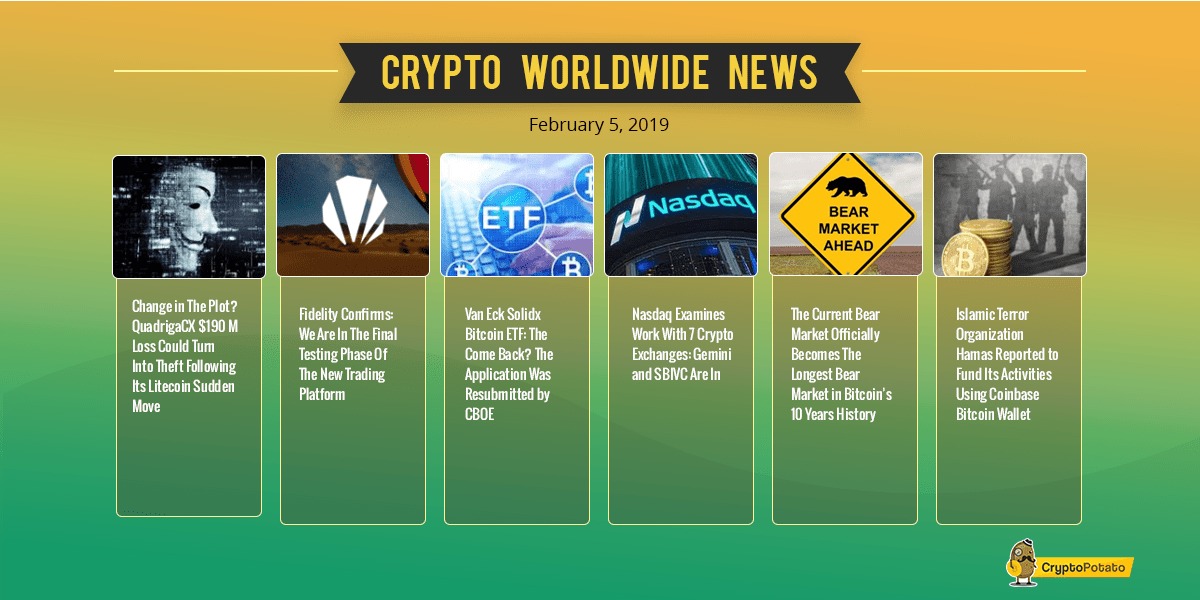Crypto Market Update Feb.5: Time For ICOs? BitTorrent Surges While Bitcoin Consolidates Around $3400