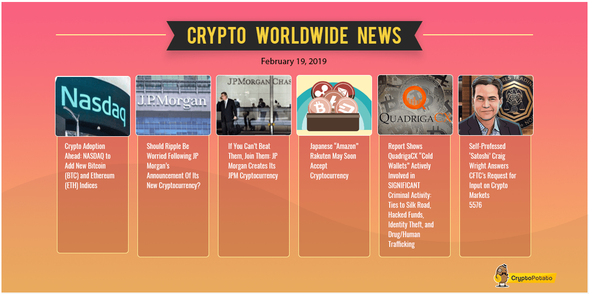 The Market Turned Dark Green – Have We Seen The Bottom? Crypto Market Update 19-2-19