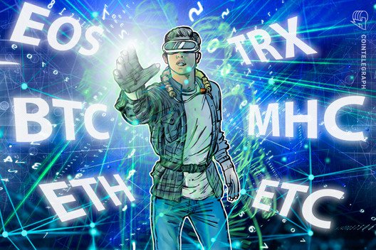 Top 5 Crypto Performers: BTC, EOS, ETH, TRX, ETC, MHC*