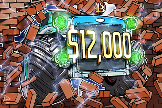 Bitcoin Price Parabolic Advance Continues Past $12,000