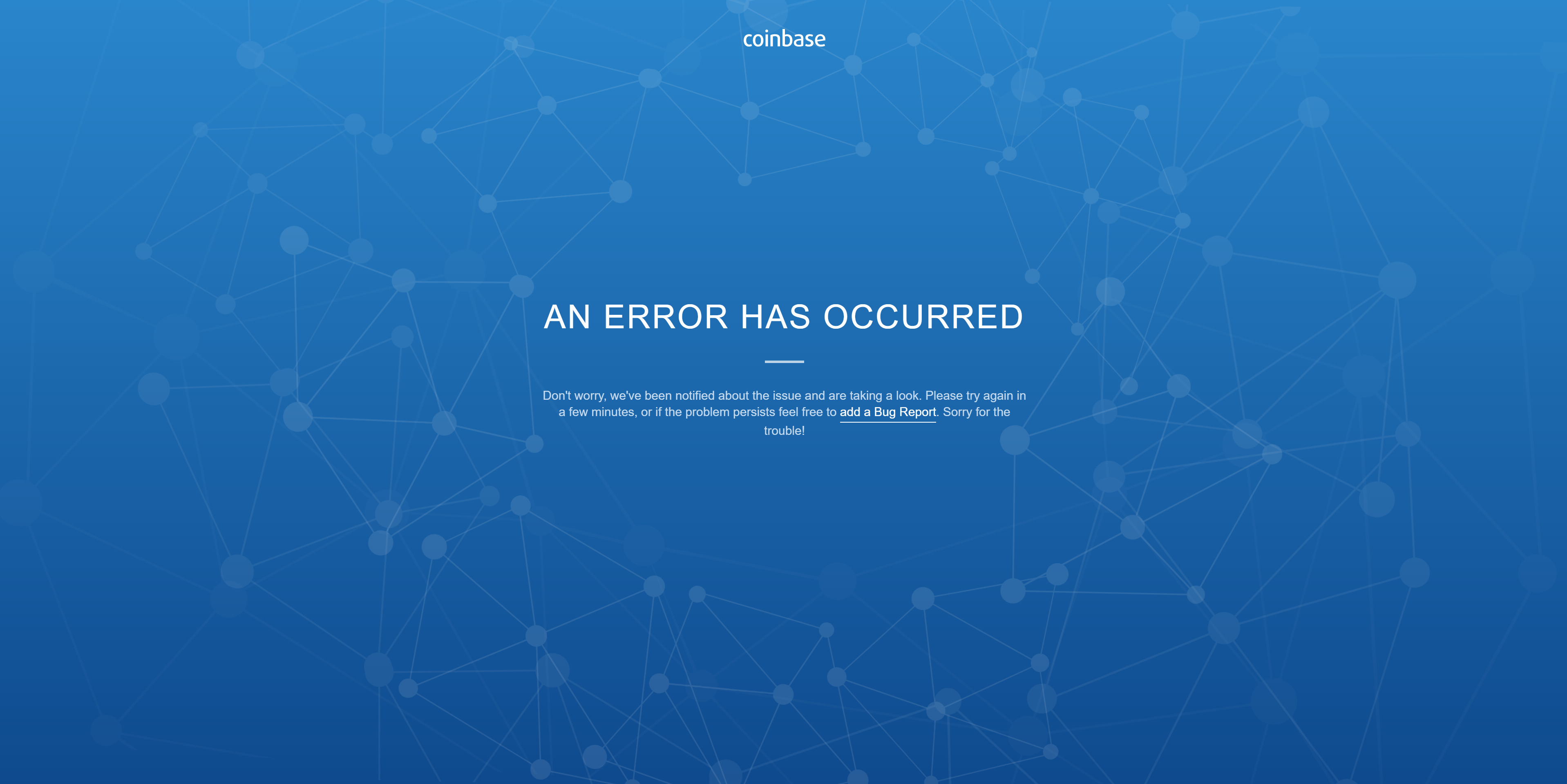 Coinbase Hit With Outage As Bitcoin Price Drops $1.8K In 15 Minutes