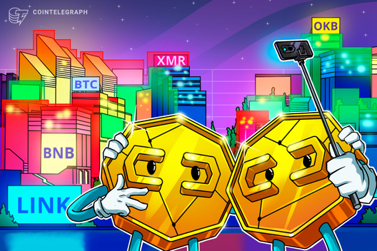 Top 5 Crypto Performers: BTC, LINK, XMR, OKB,  BNB