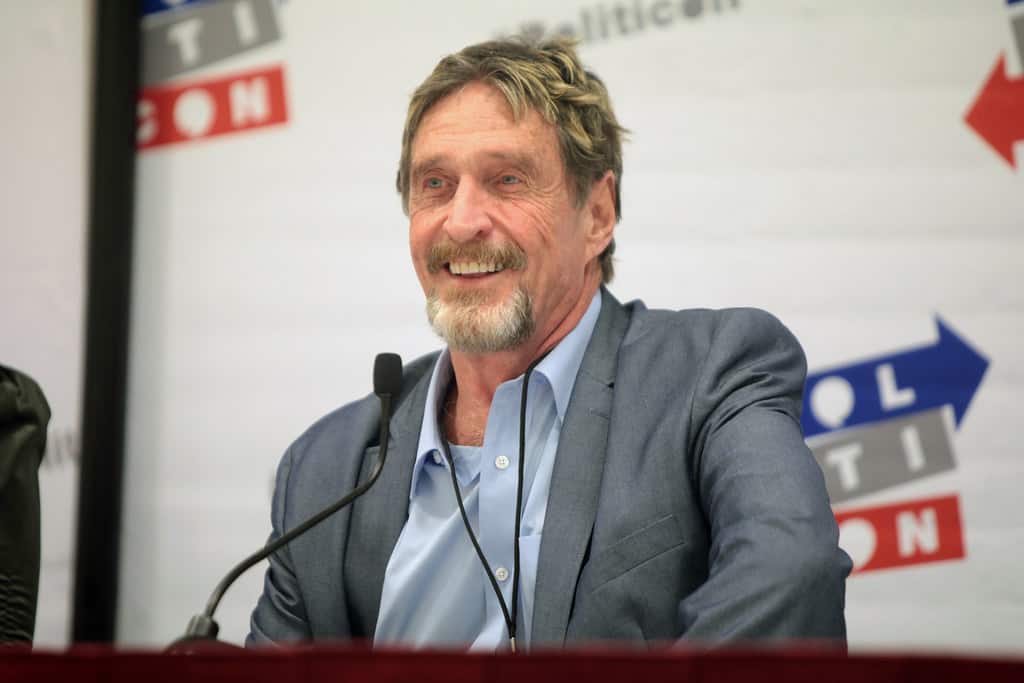John McAfee: The US Has No Control Over Bitcoin, BTC Price Will Surge In A Week