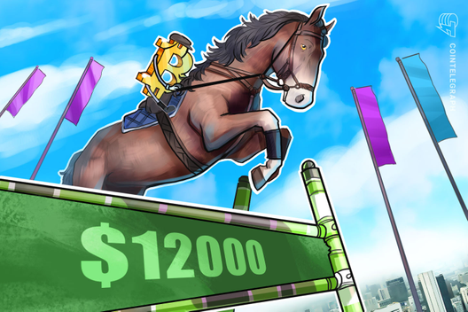 Bitcoin Price Reclaims $12k As Dominance Highest Since April 2017