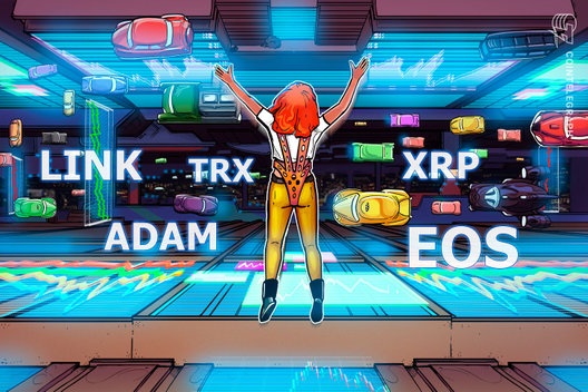 Top-5 Crypto Performers: LINK, TRX, EOS, XRP, ADA