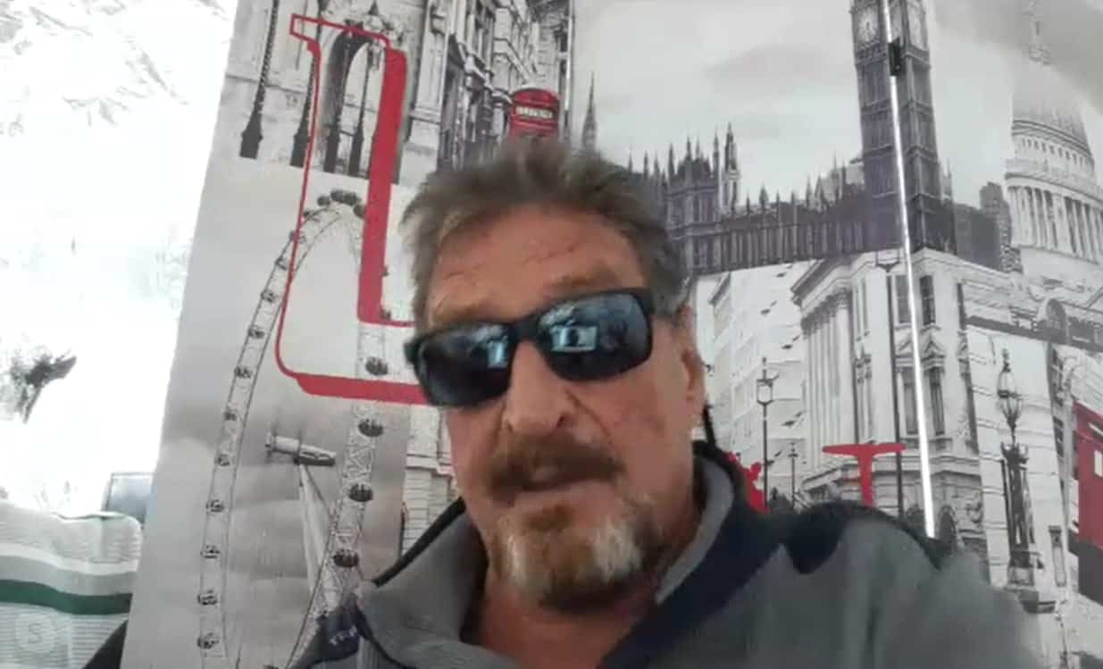Stop HODLing, Start Spending Your Bitcoin: John McAfee On His $1 Million Prediction, Altcoins And His DEX (Exclusive Interview)