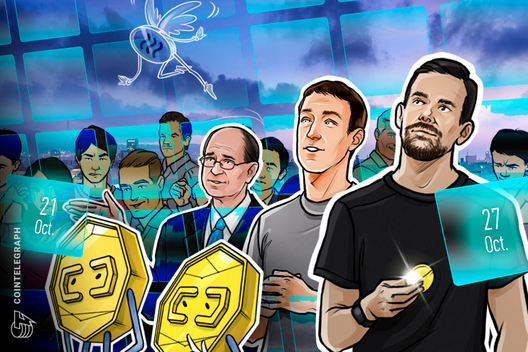 Bitcoin Madness, Zuckerberg In Congress, China’s Blockchain Plans: Hodler’s Digest, Oct 21–27