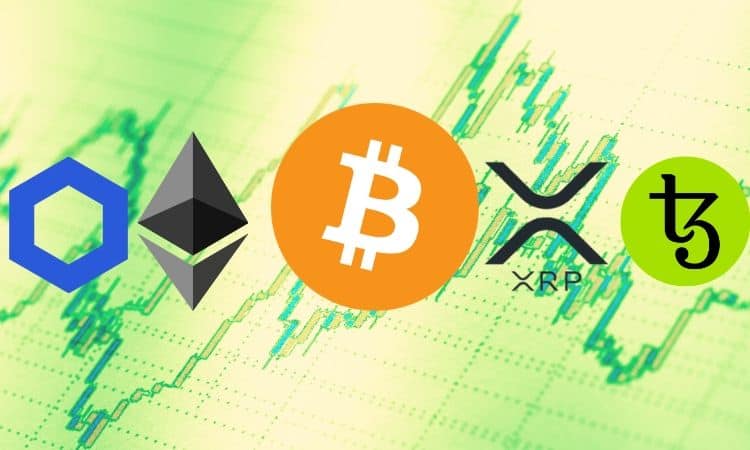 Crypto-price-analysis-&-overview-july-17:-bitcoin,-ethereum,-ripple,-chainlink,-and-tezos