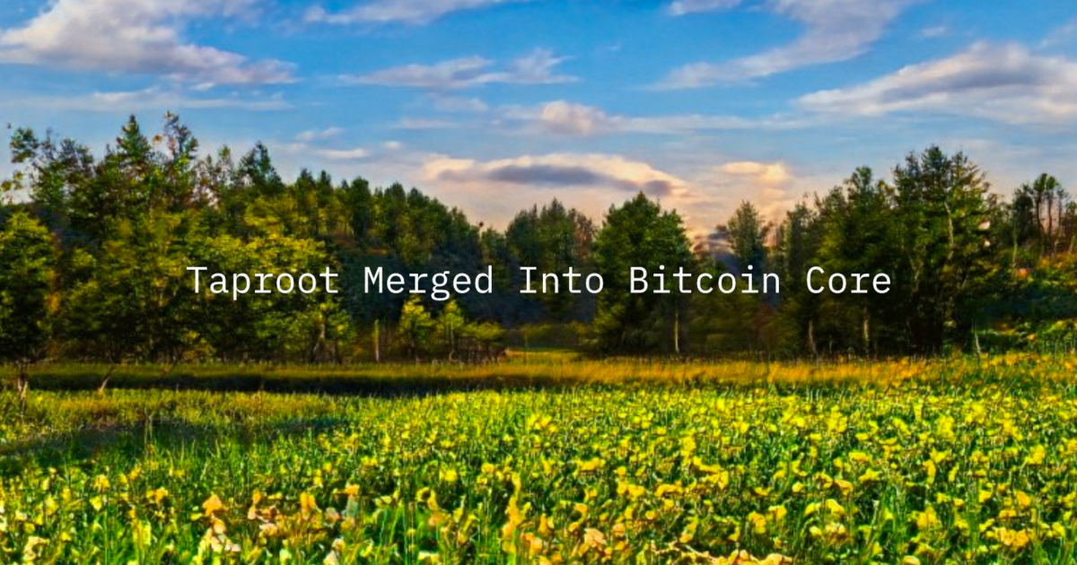 Taproot-merged-into-bitcoin-core