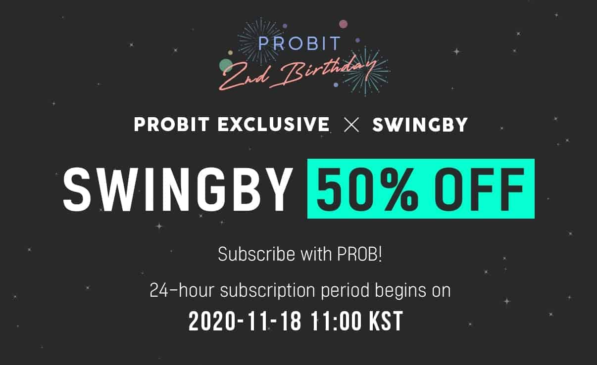 Inter-blockchain-swap-protocol-swingby-cements-24-hour-subscription-offering-on-probit-exchange