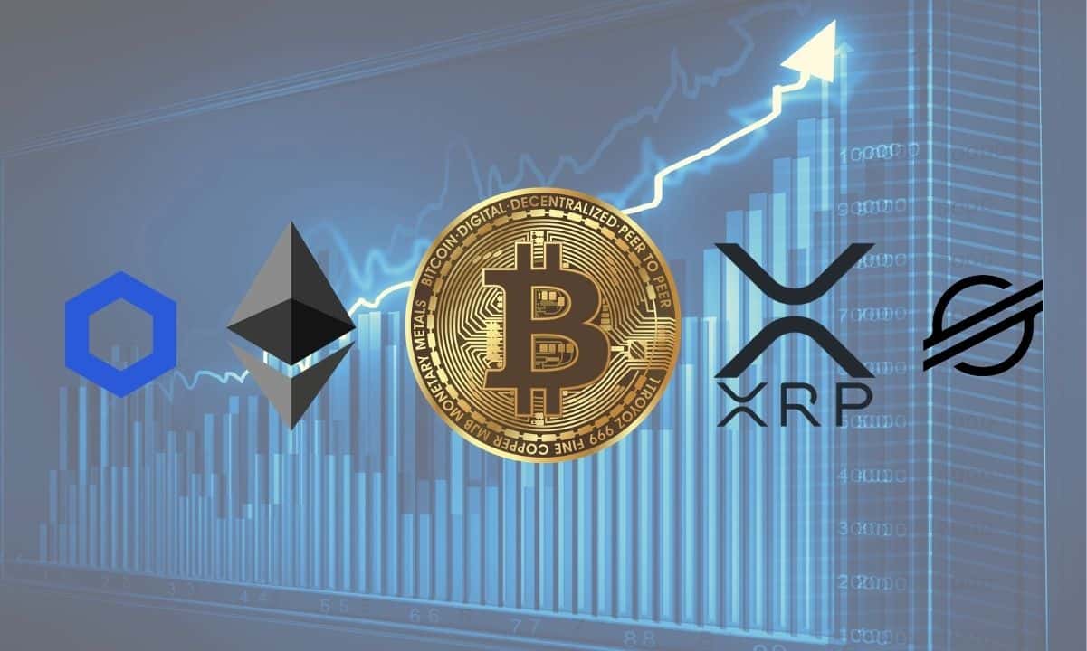 Crypto-price-analysis-&-overview-january-8th:-bitcoin,-ethereum,-ripple,-stellar-lumens-&-chainlink