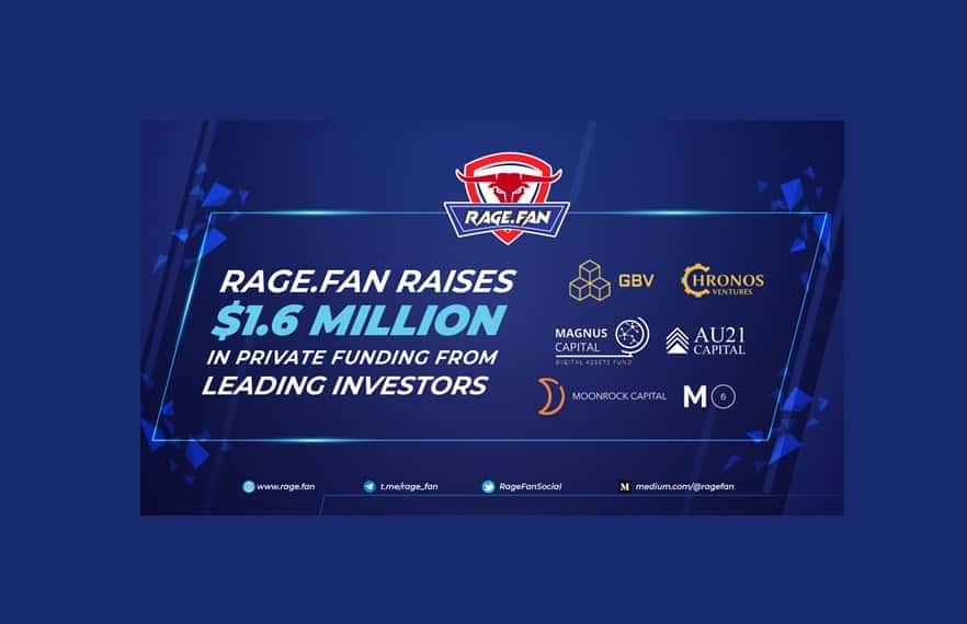 Ragefan-unft-platform-successfully-raises-$1.6m-from-leading-investors