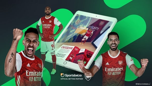 Sportsbet.io-and-arsenal-fc-launch-augmented-reality-matchday-programme