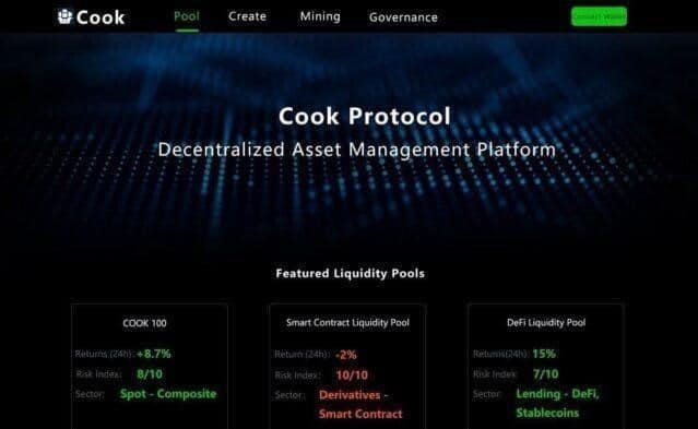 Cook-finance-announces-launch-of-testnet-version-for-community-feedback