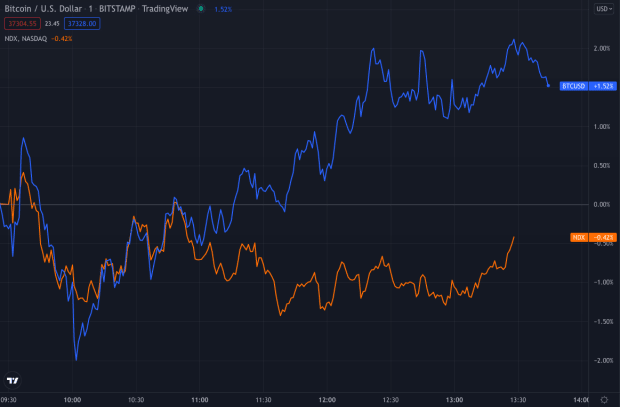 Bitcoin-decouples-from-the-nasdaq-ahead-of-fed-meeting