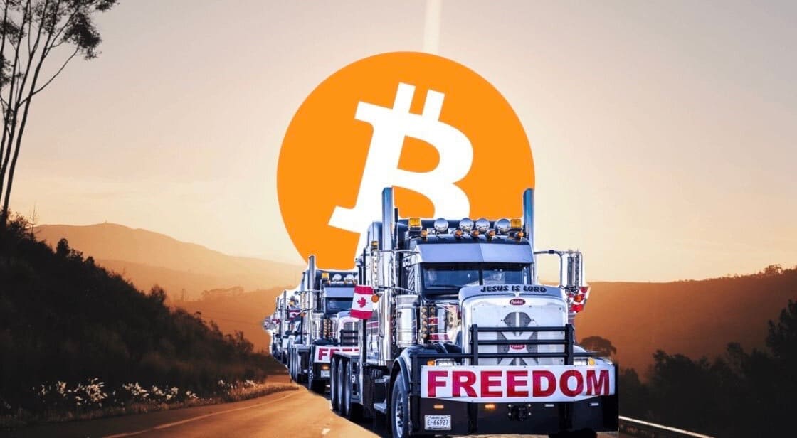 Fiat-fundraising-fiasco-sparks-bitcoin-donation-drive-for-freedom-truckers
