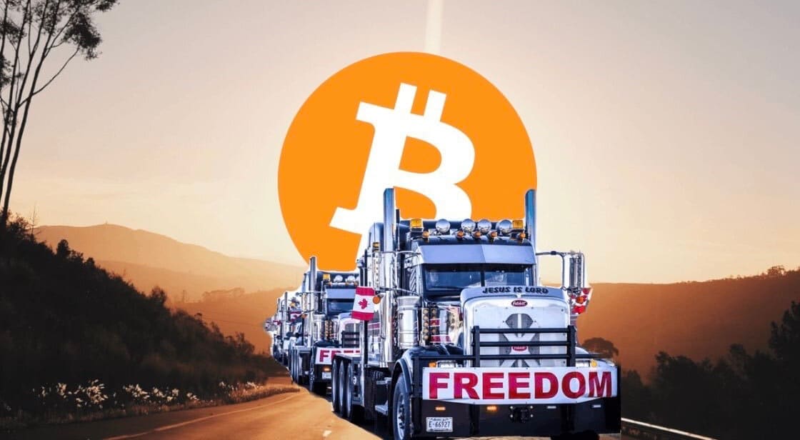 Fiat-fundraising-fiasco-sparks-bitcoin-donation-drive-for-freedom-truckers