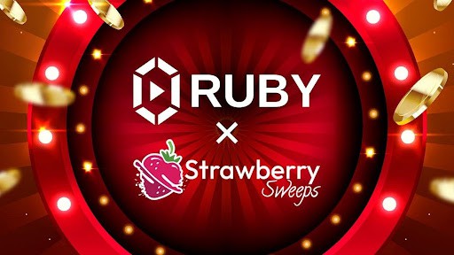 Ruby-play-network-and-strawberry-sweeps-announce-blockchain-gaming-partnership