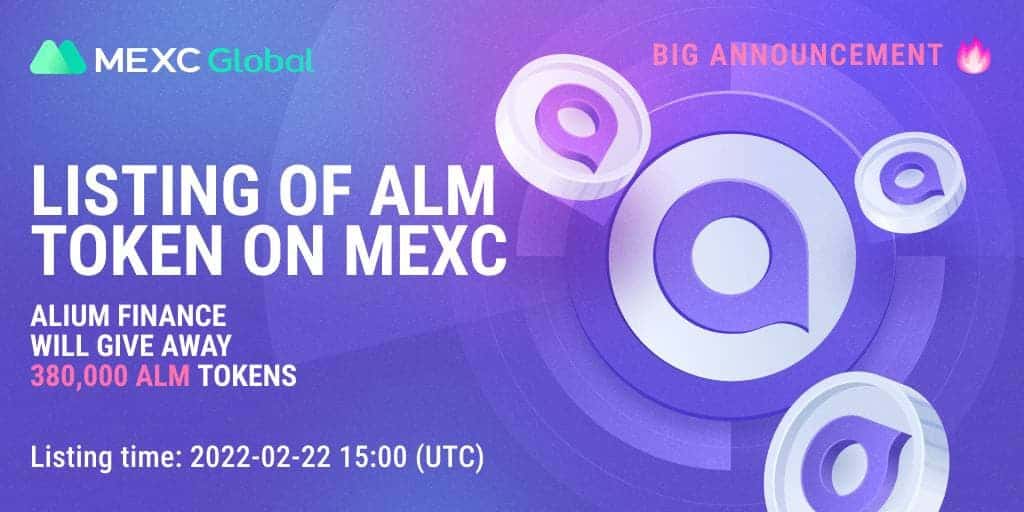 Alium-finance-to-give-away-380,000-alm-tokens-in-honor-of-listing-on-the-mexc-exchange