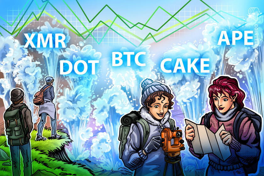 Top-5-cryptocurrencies-to-watch-this-week:-btc,-dot,-xmr,-ape,-cake