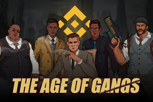 Binance-nft-marketplace-will-support-the-first-round-of-sales-for-the-age-of-gangs-p2e-game