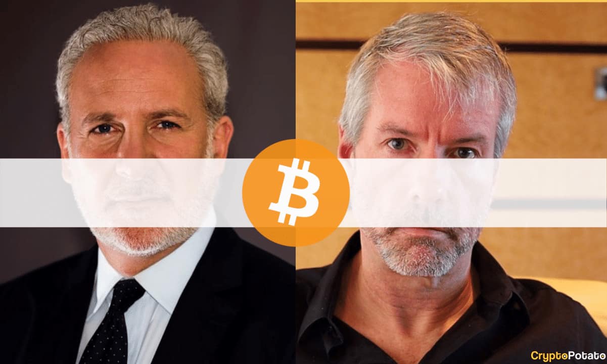 Michael-saylor-fights-back-against-peter-schiff’s-accusations-of-pumping-bitcoin
