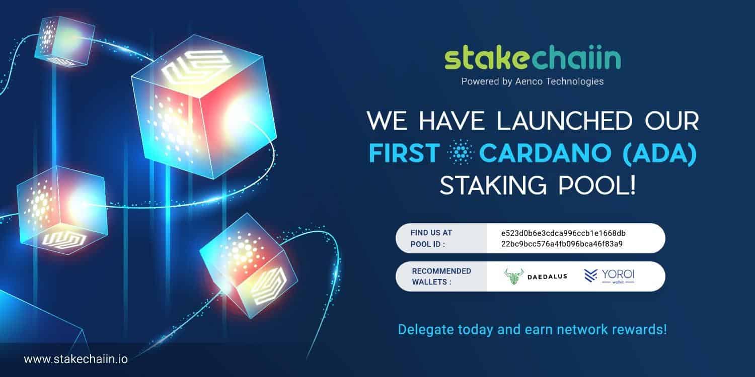 Stakechaiin-launches-with-first-ada-staking-pool-on-cardano