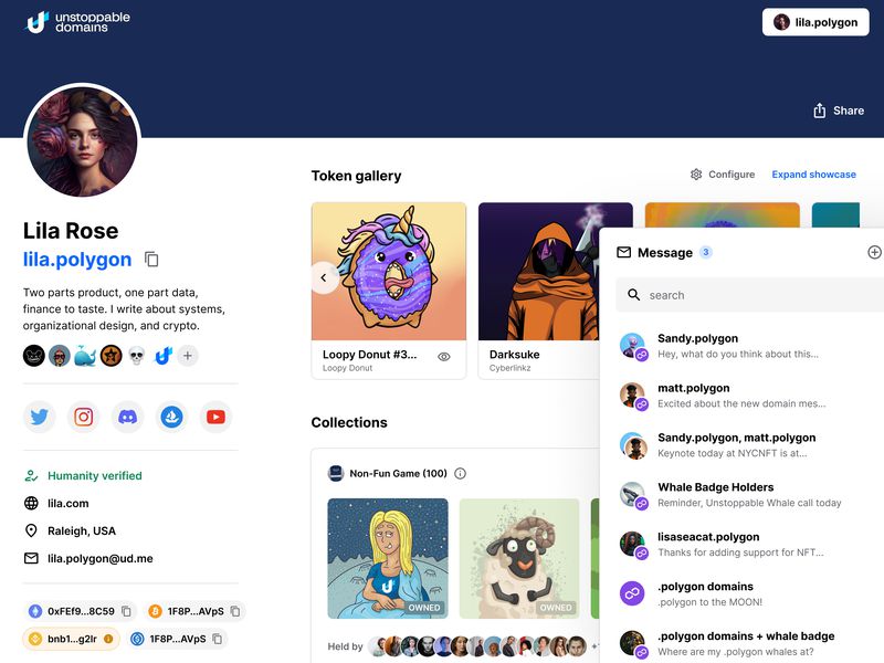 Unstoppable-domains-to-roll-out-web3-messaging-service-on-polygon