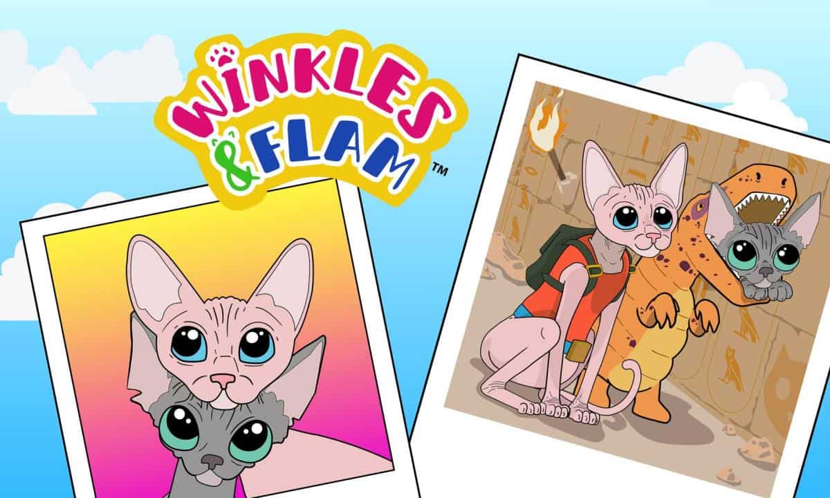 Sphynx-ink-and-opensea-partner-for-“winkles-&-flam”-digital-collectibles