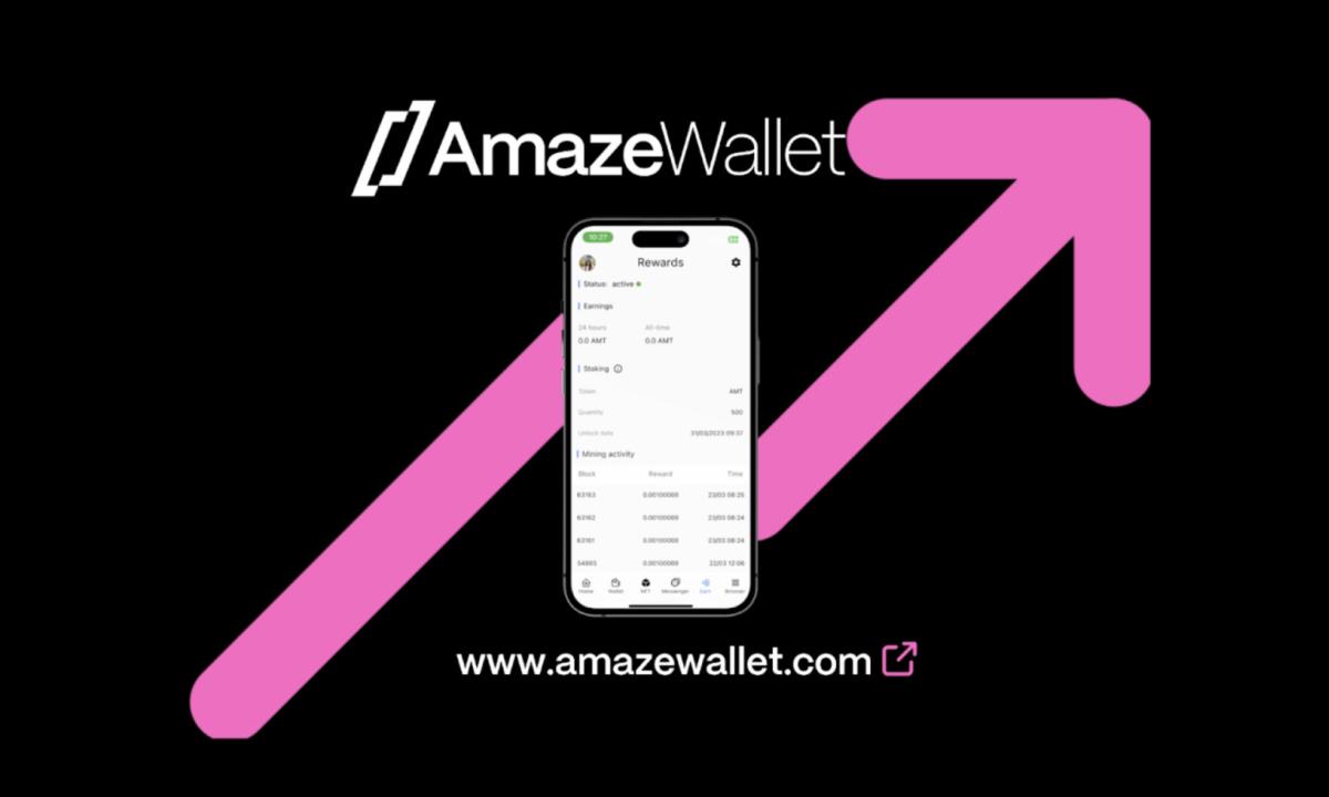 Amazewallet-pre-launch-mining-skyrockets-quadruple-digits-in-1-month