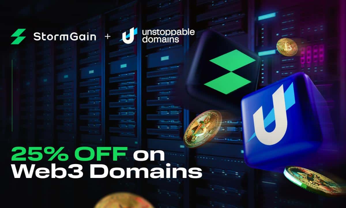 ​​stormgain-partners-with-unstoppable-domains-to-offer-discounts-and-improved-user-experience