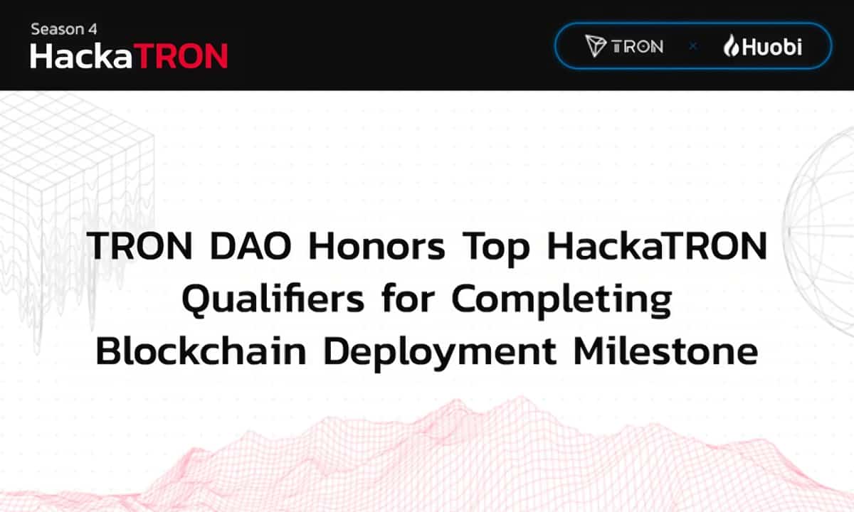 Tron-dao-honors-top-hackatron-qualifiers-for-completing-blockchain-deployment-milestone