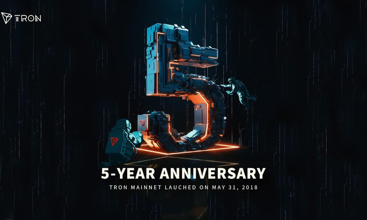Tron-mainnet-celebrates-5th-anniversary-and-stands-now-as-the-preferred-global-blockchain