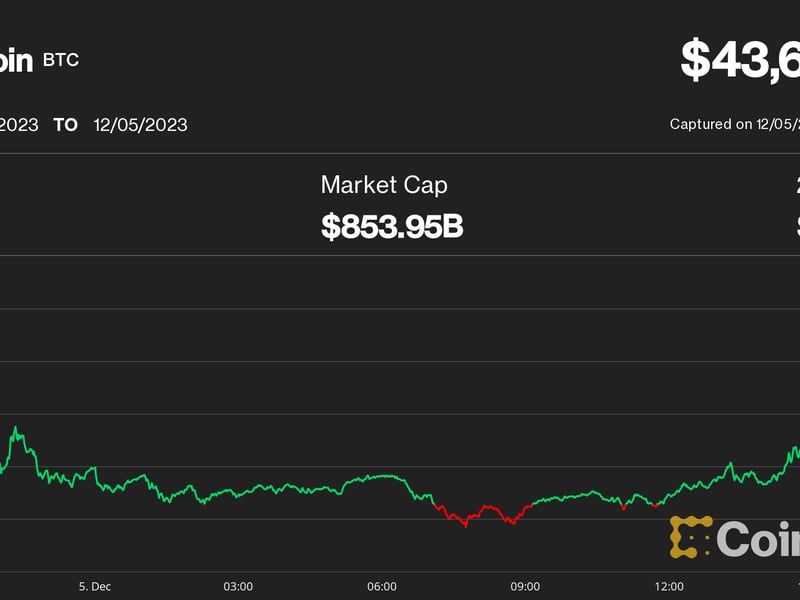 Bitcoin-blasts-to-$44k-on-coinbase,-and-could-run-towards-$48k-resistance:-lmax-analyst