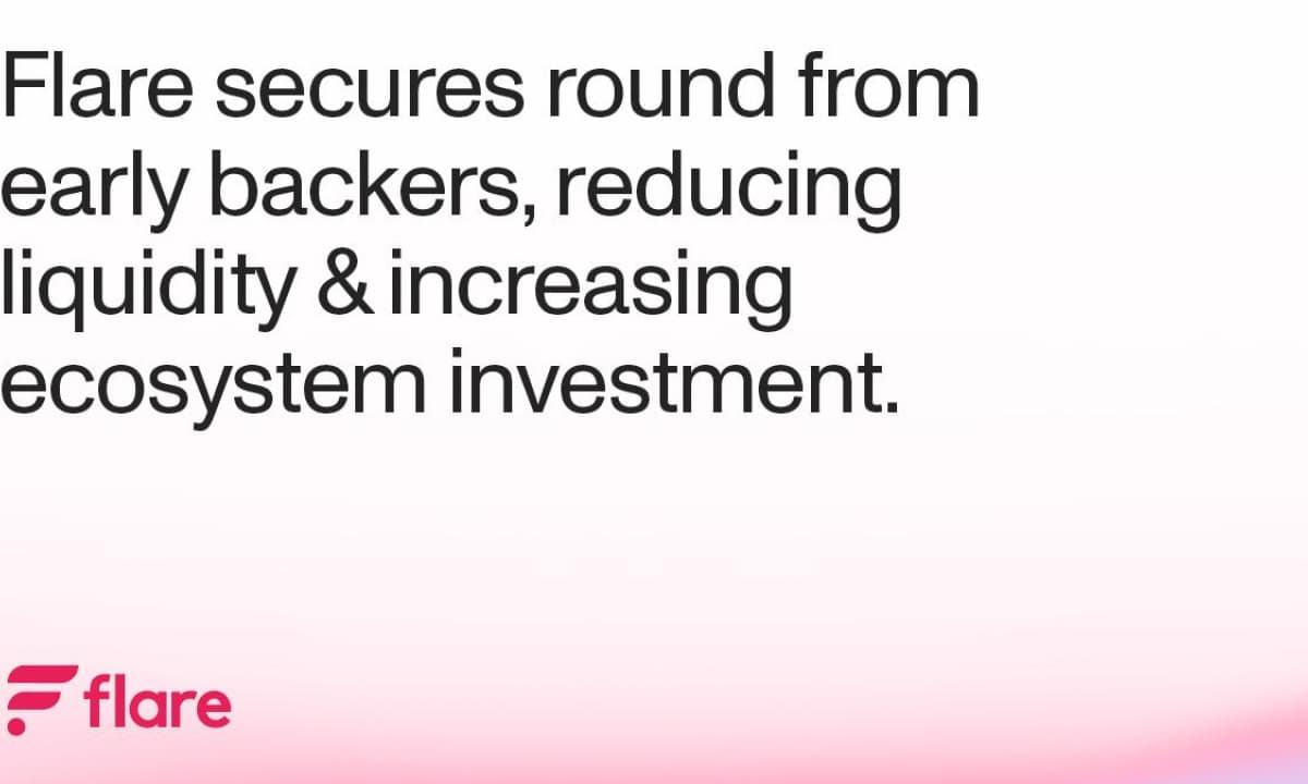 Flare,-leading-blockchain-for-data,-secures-round-from-early-backers,-reducing-liquidity,-increasing-investment-to-ecosystem