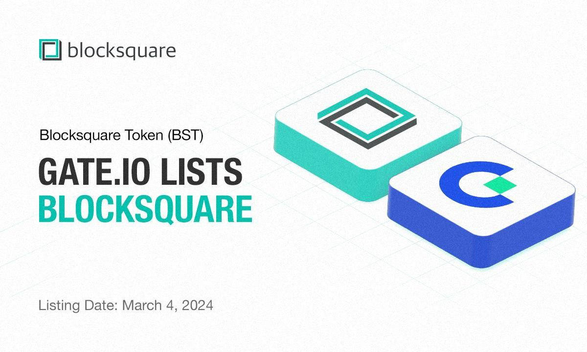 Tokenized-real-estate-platform-blocksquare-lists-bst-token-on-gate.io-exchange