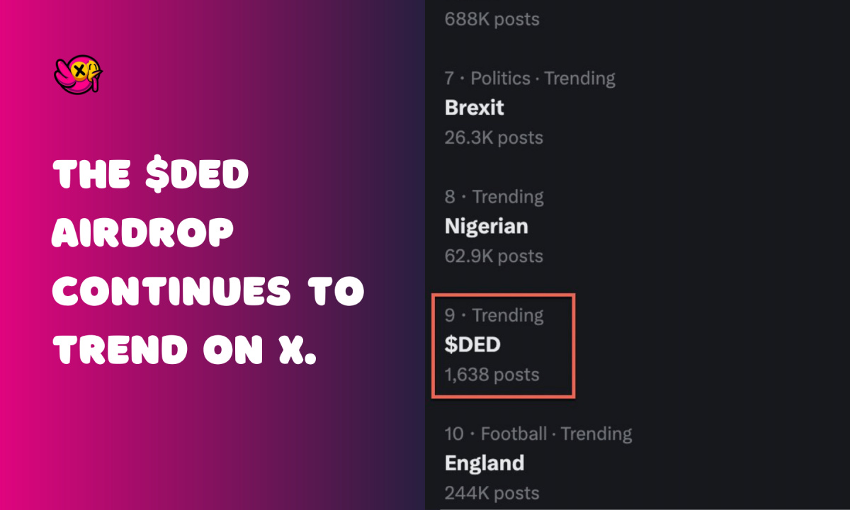 Ded-trends-on-twitter-after-memecoin-snapshot-announcement