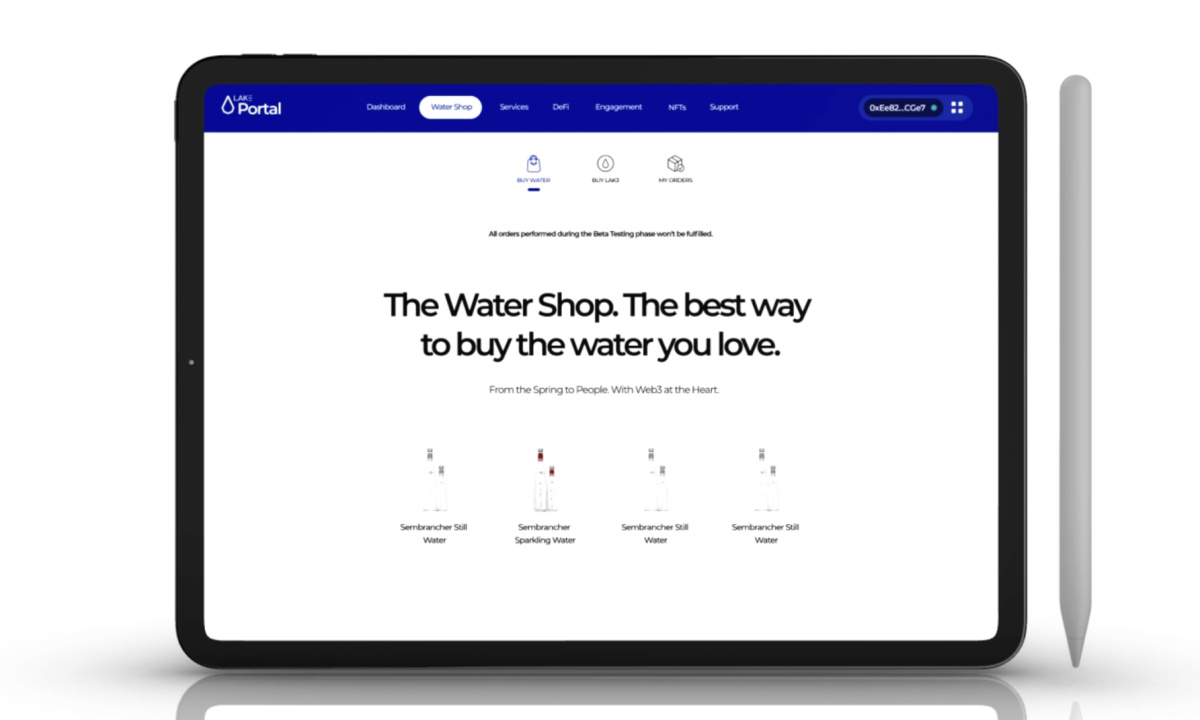 Lake-unveils-water-shop-portal-trailer-in-celebration-of-paris-blockchain-week