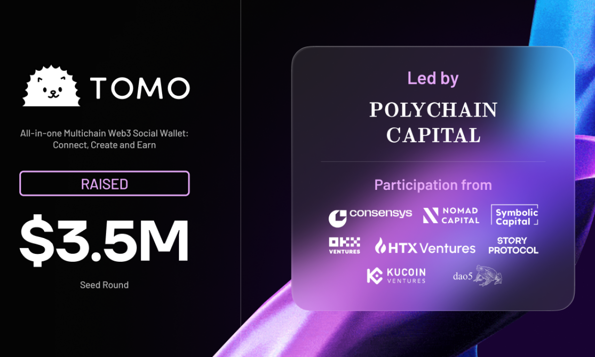 Tomo-raises-$3.5-million-in-seed-funding-led-by-polychain-capital,-announces-tomoji-launchpad-and-tomoid-for-a-revamped-social-wallet-experience
