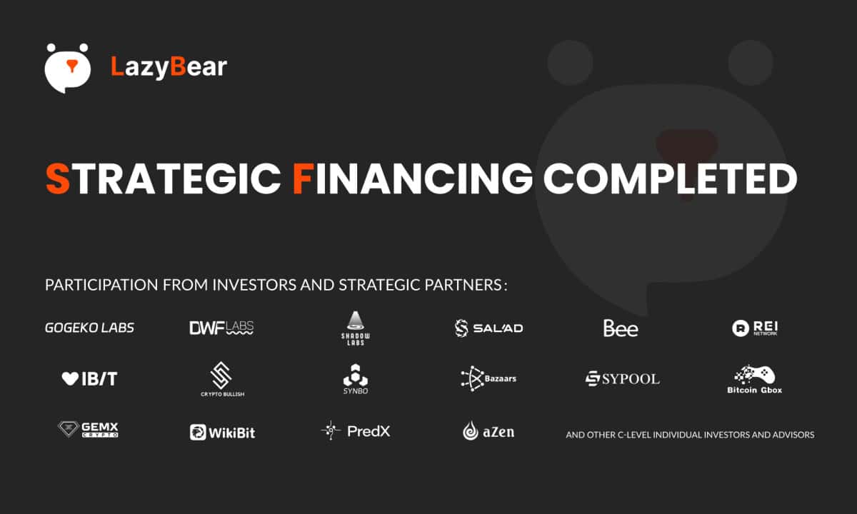 Lazybear-secures-4-million-usdt-in-strategic-financing-to-revolutionize-crypto-trading