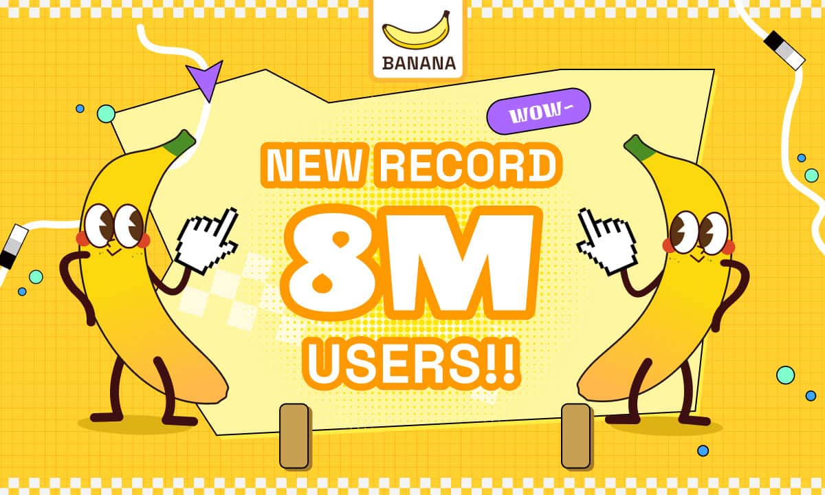 8-million-and-counting:-banana-sets-new-records-on-the-ton-blockchain