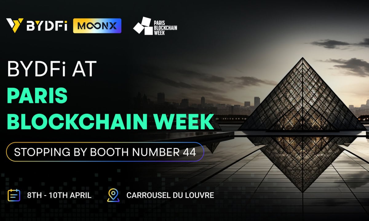 Bydfi’s-5th-anniversary-launches-moonx-at-paris-blockchain-week-2025,-sparking-the-web3-era